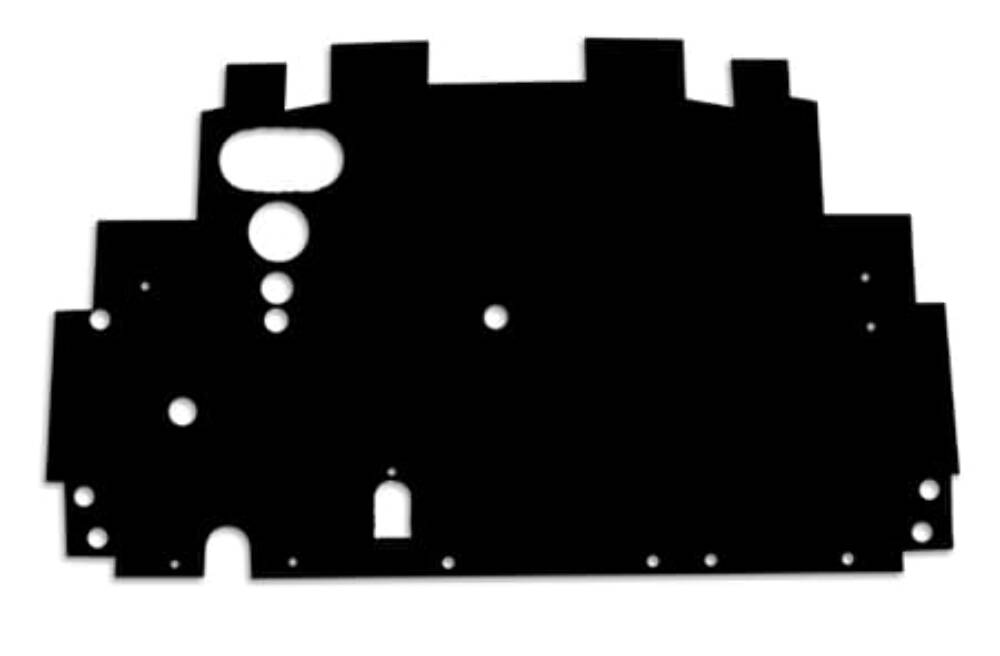 1933 Packard Model 1006 Firewall Insulator..?	W/snaps..?	Double Heatshield ..