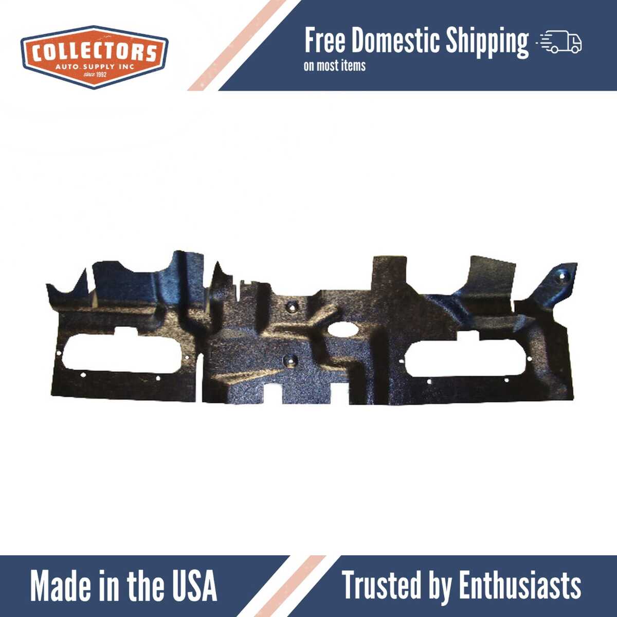 1957-1958 Cadillac Eldorado Barritz Firewall Insulator..- Fiberglass Insulation