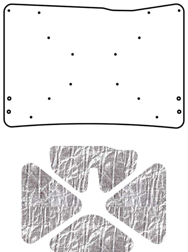 1966-67 Comet AcoustiHood Cover Kit-Smooth 1966-67 Comet AcoustiHood Cover Kit-Smooth