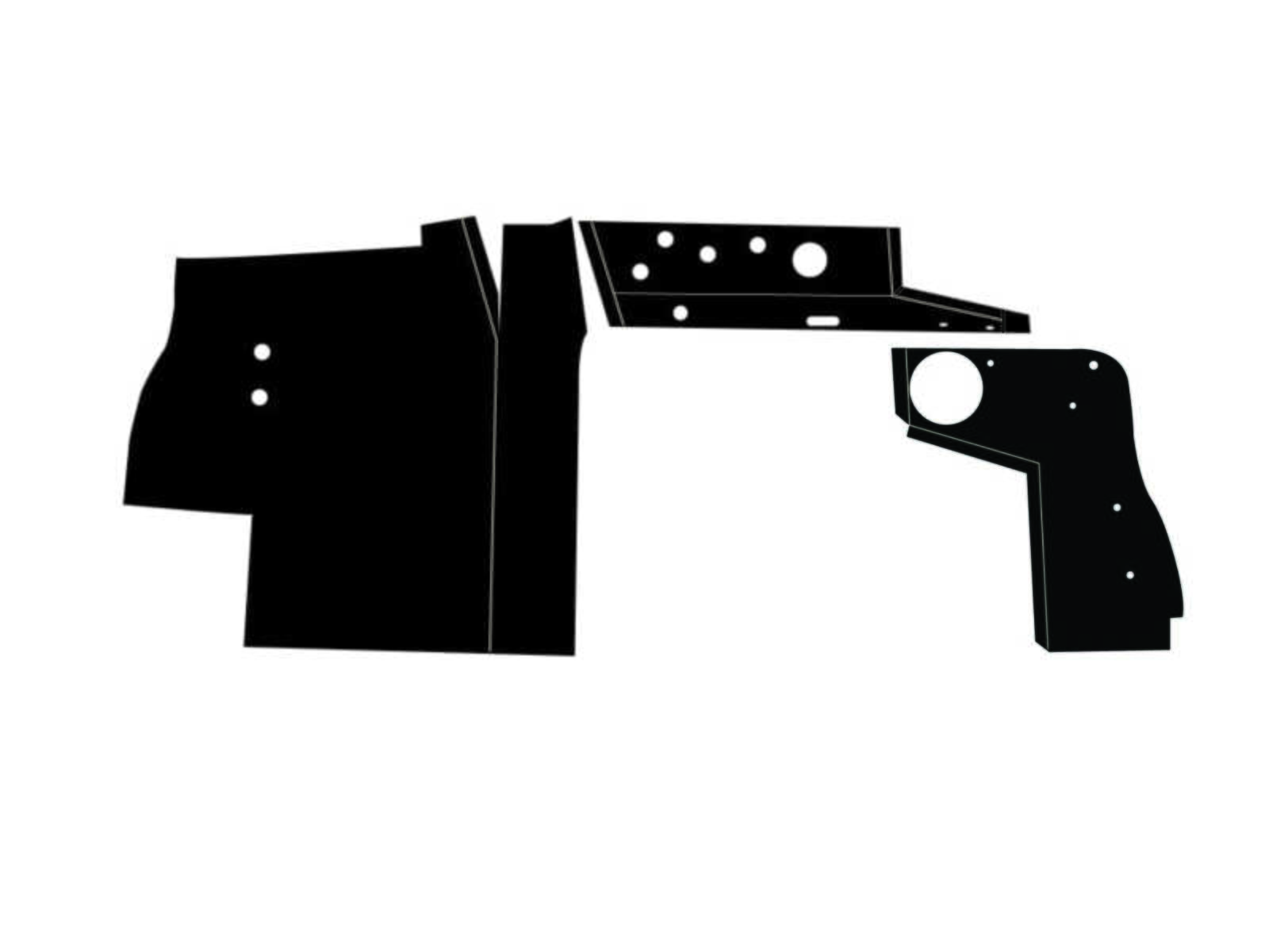 1955-1966 Mack Model B-67 Firewall Insulator