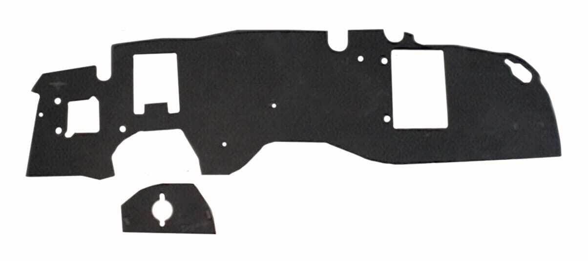 1969-70 Chevrolet Car Firewall Insulator(Ultra High Def. Rubber) - Flat..- 2 Piece Firewall