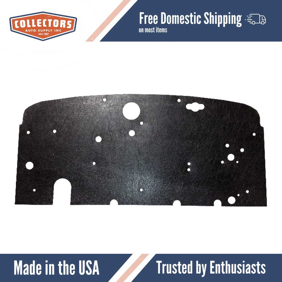 1933 Dodge Series DP Firewall Insulator..- Flat w/ Heatshield