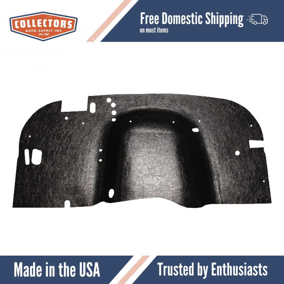 1948 Pontiac Model 28 Firewall Insulator w/Skirt