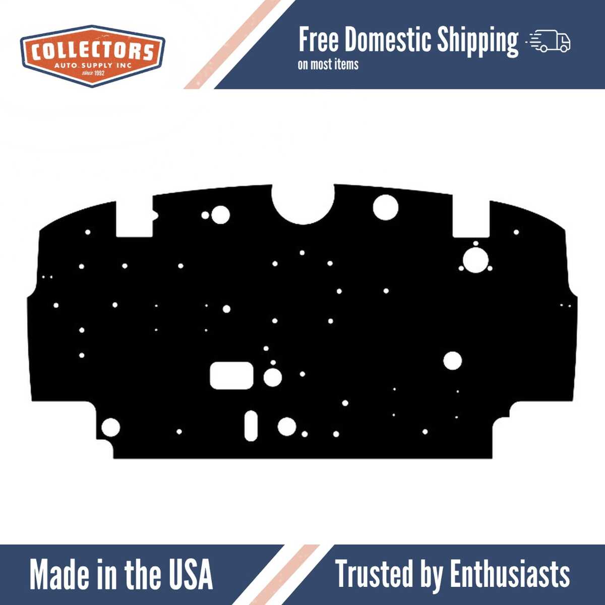 1932 Cadillac V-8 Flat Firewall Insulator