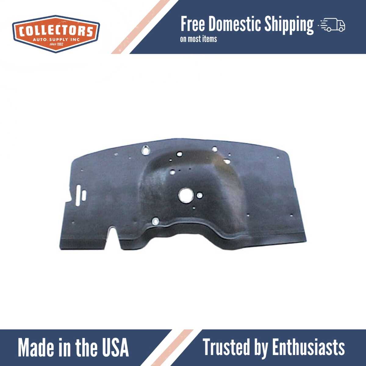 1942-1948 Pontiac Model 25 & 26 Firewall Insulator w/ Skirt