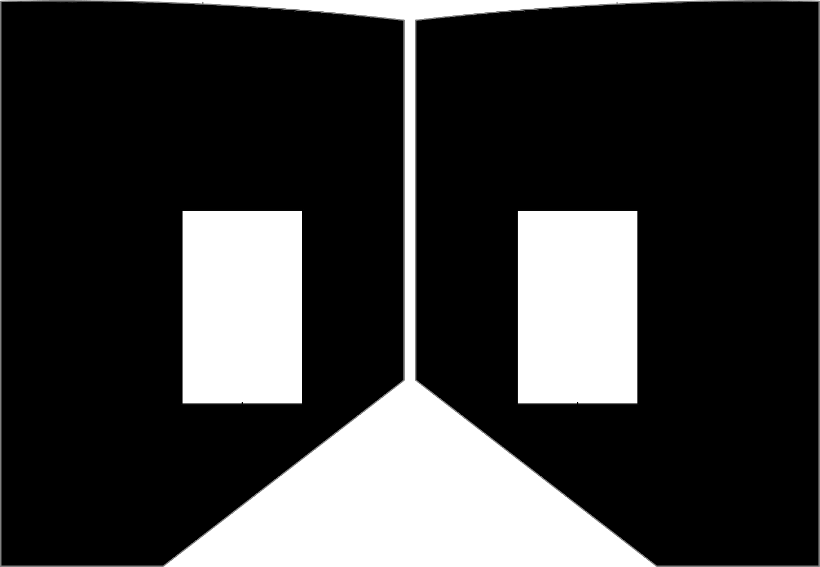 1930 Buick Kick Panel Set (ABS Plastic),