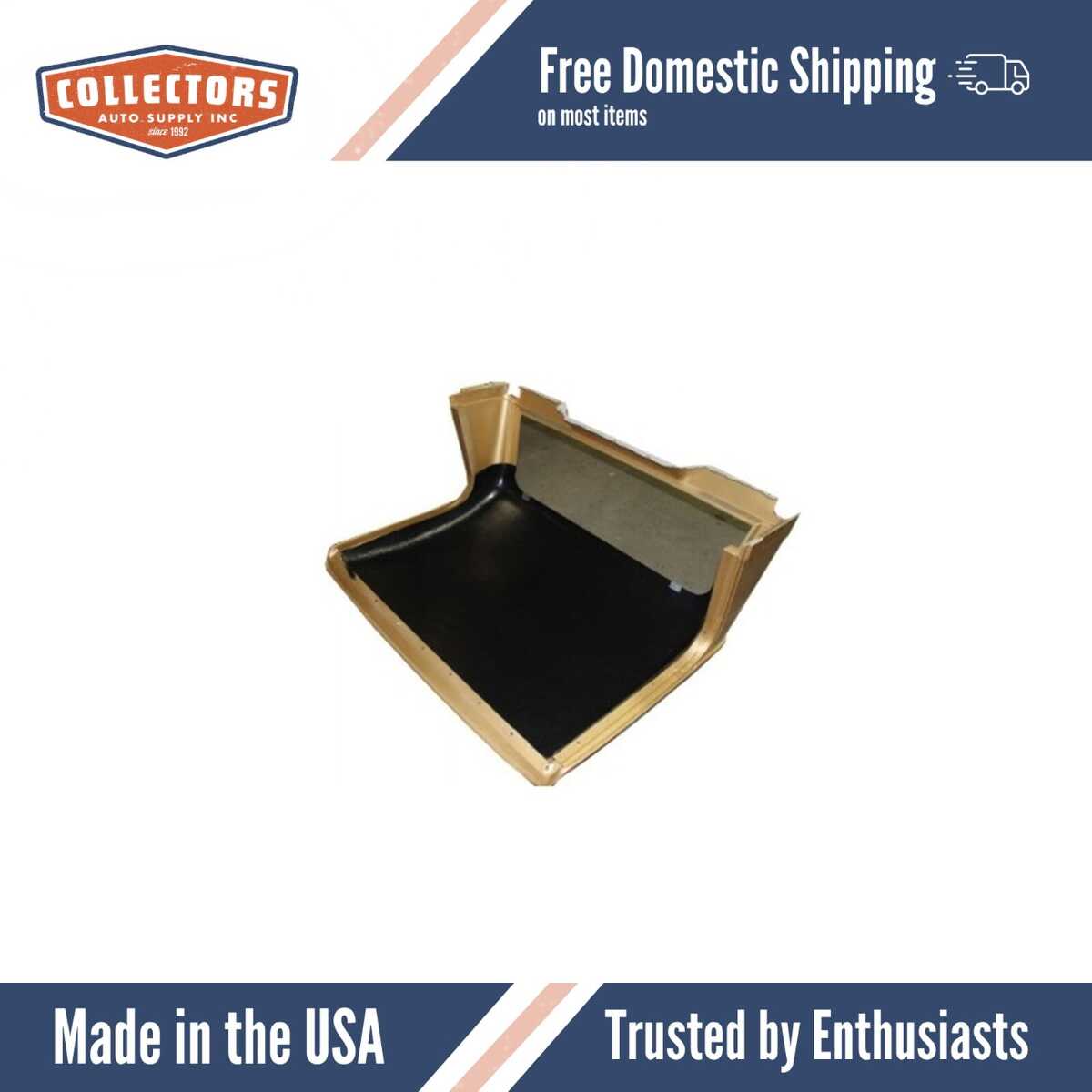 1966-73 Jeepster Commando HC-1 Molded Headliner (ABS Plastic)..with Quarter Panels..- Hardware Kit..- Instruction Sheet..2 Molded Pieces