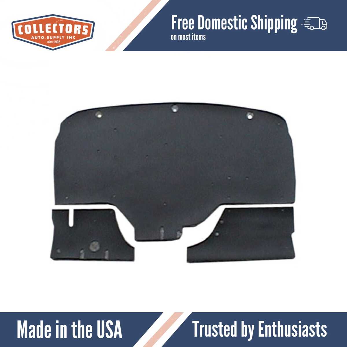 1931 Chevrolet Firewall Insulator - 3 Piece Firewall