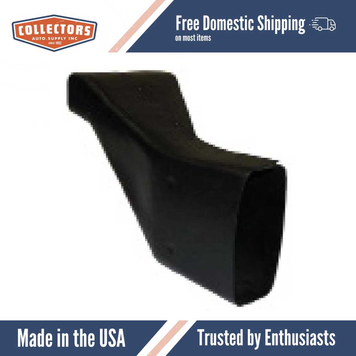 1949-1950 Mopar Radiator to Firewall Air Duct 6 Cylinder