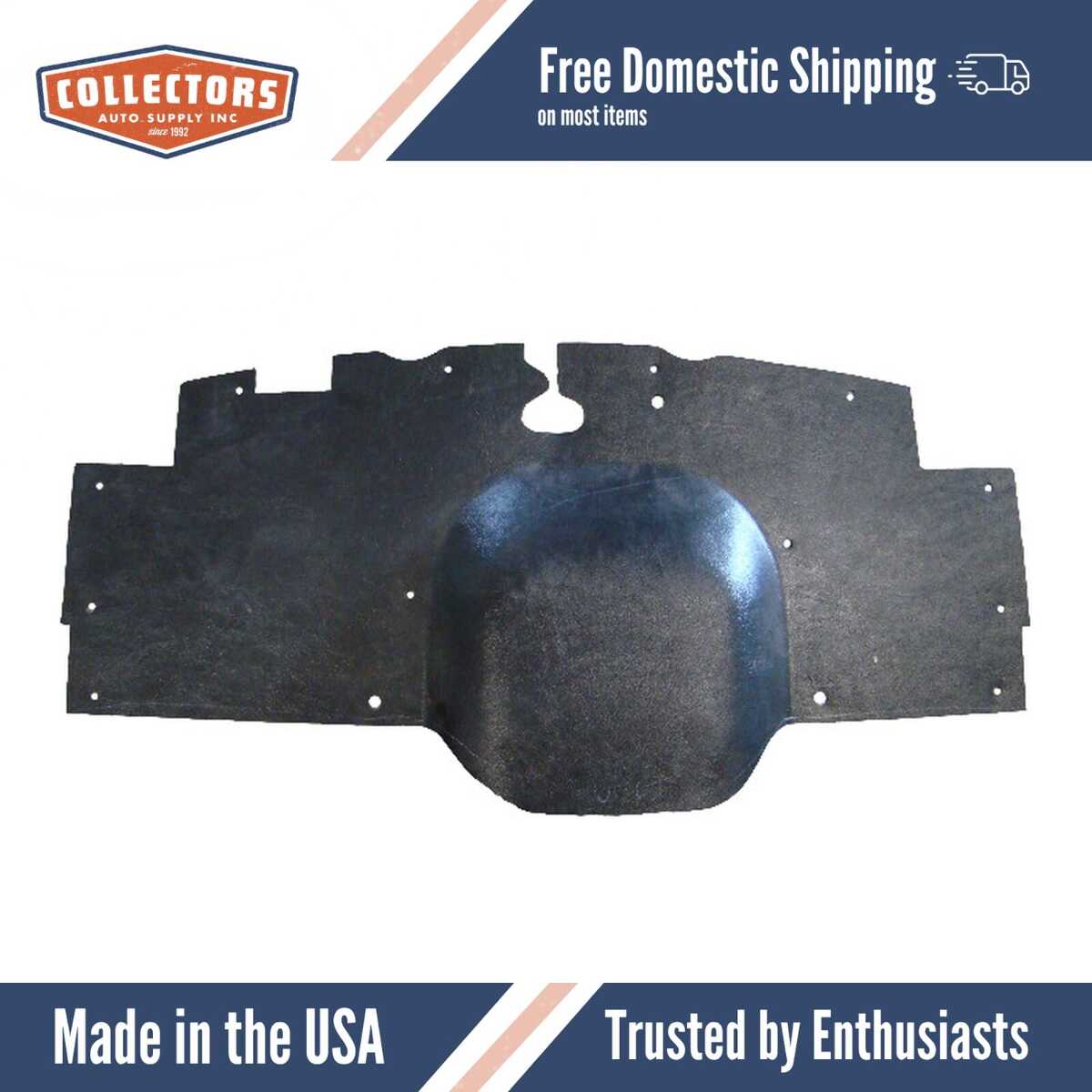 1938 Packard 115-120 Firewall Insulator..-	Heatshield w/ Welts