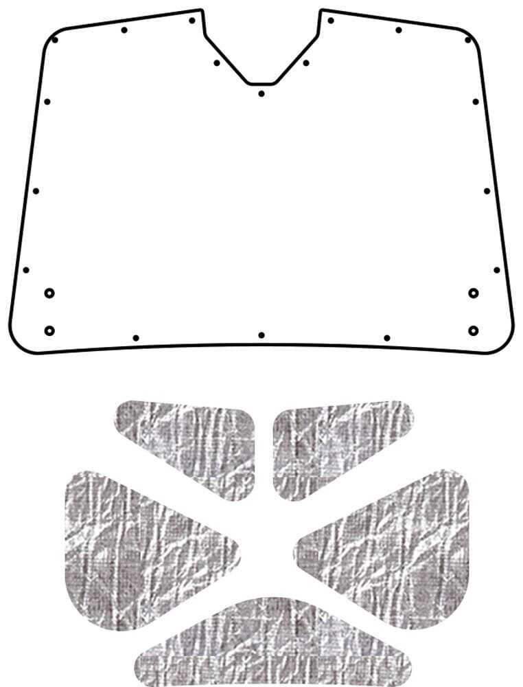 1955-56 Mercury Under Trunk Cover-Smooth