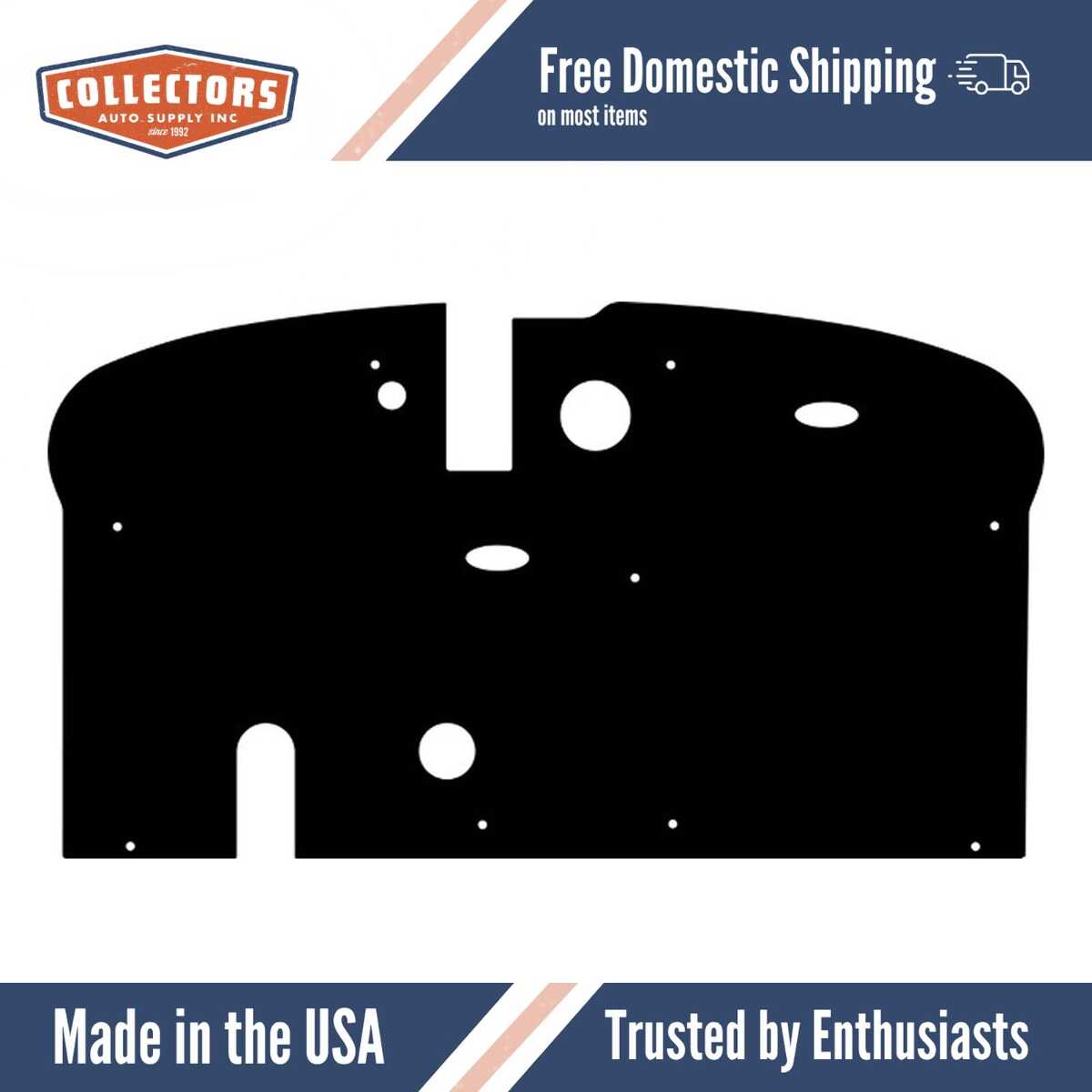 1936 DeSoto S-1 Firewall Insulator..            -Flat