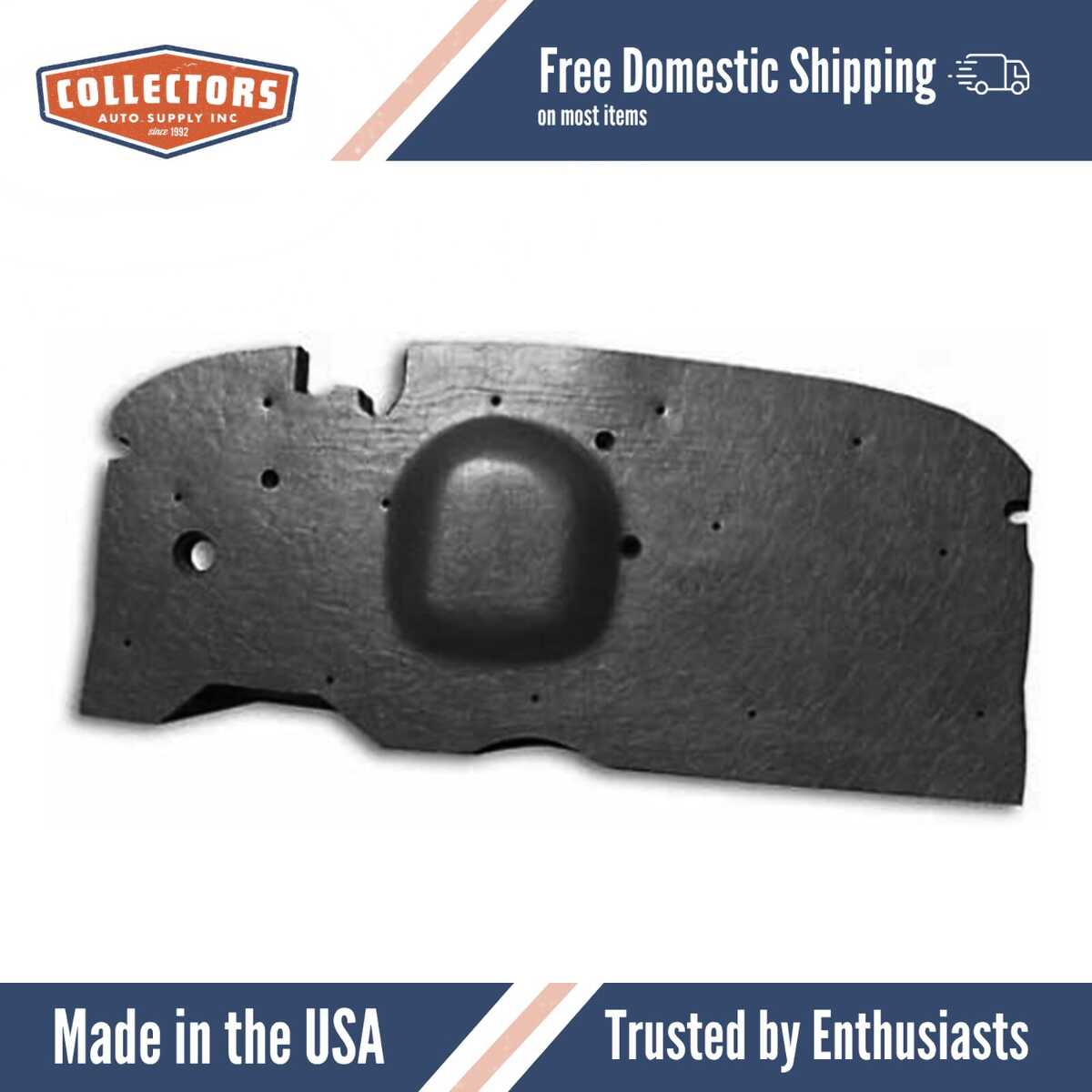 1940 Cadillac Series 62 Molded Firewall Insulator..- Heatshield