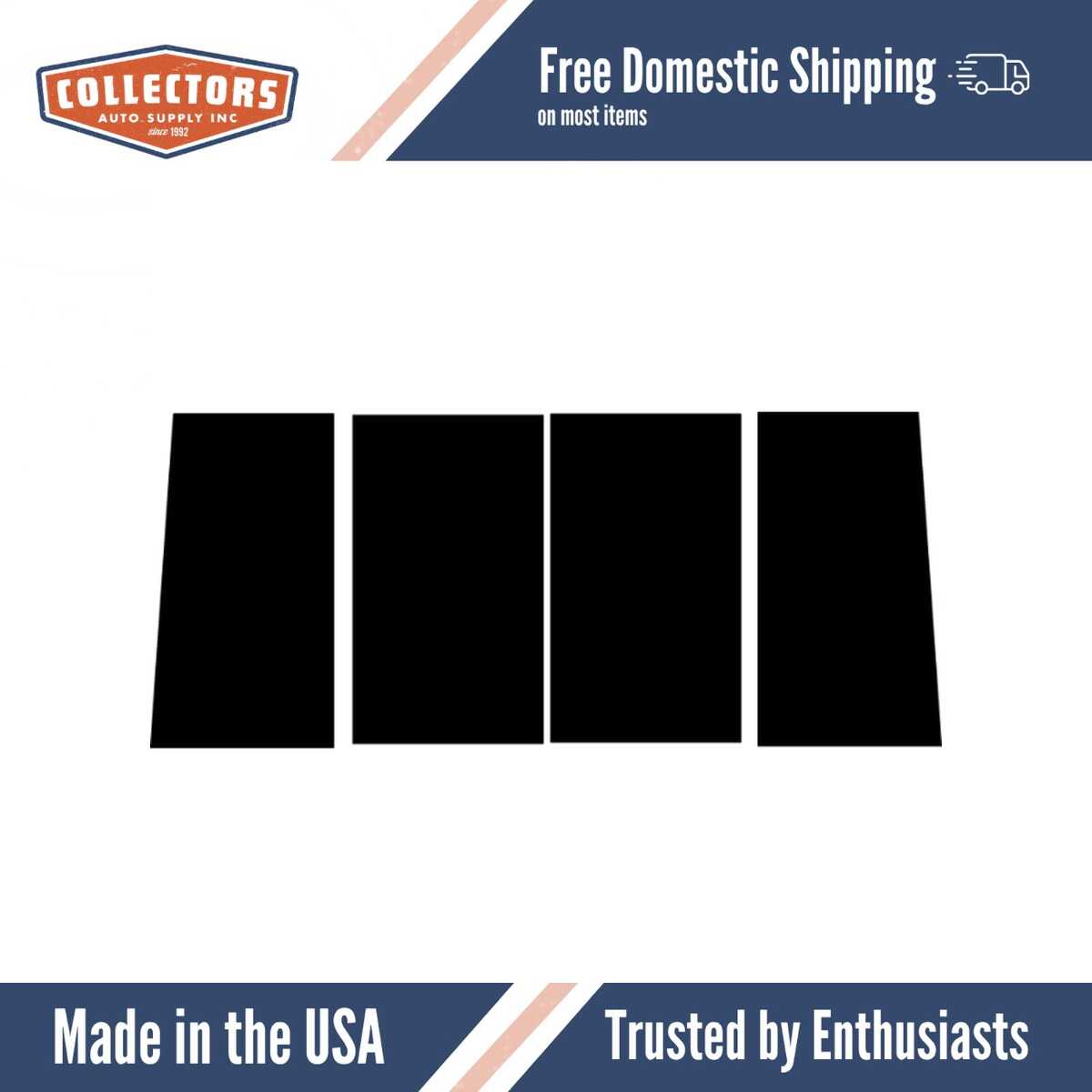 1933-1935 Dodge Truck 1st Series Rear Cab Cover (ABS Plastic)