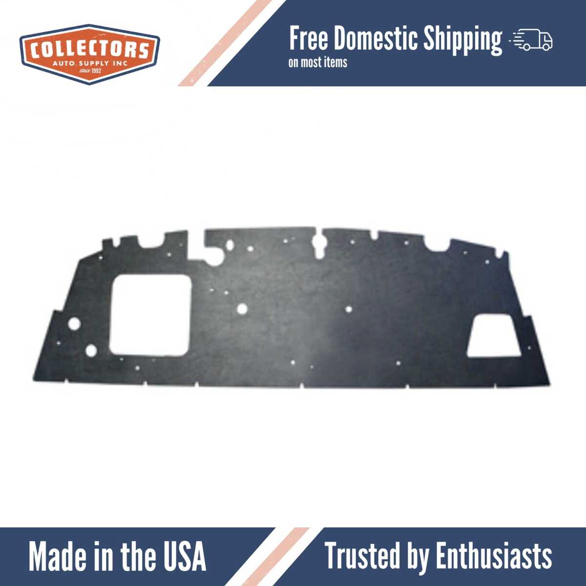 1949 Cadillac Series 62 Firewall Insulator..(Flat)