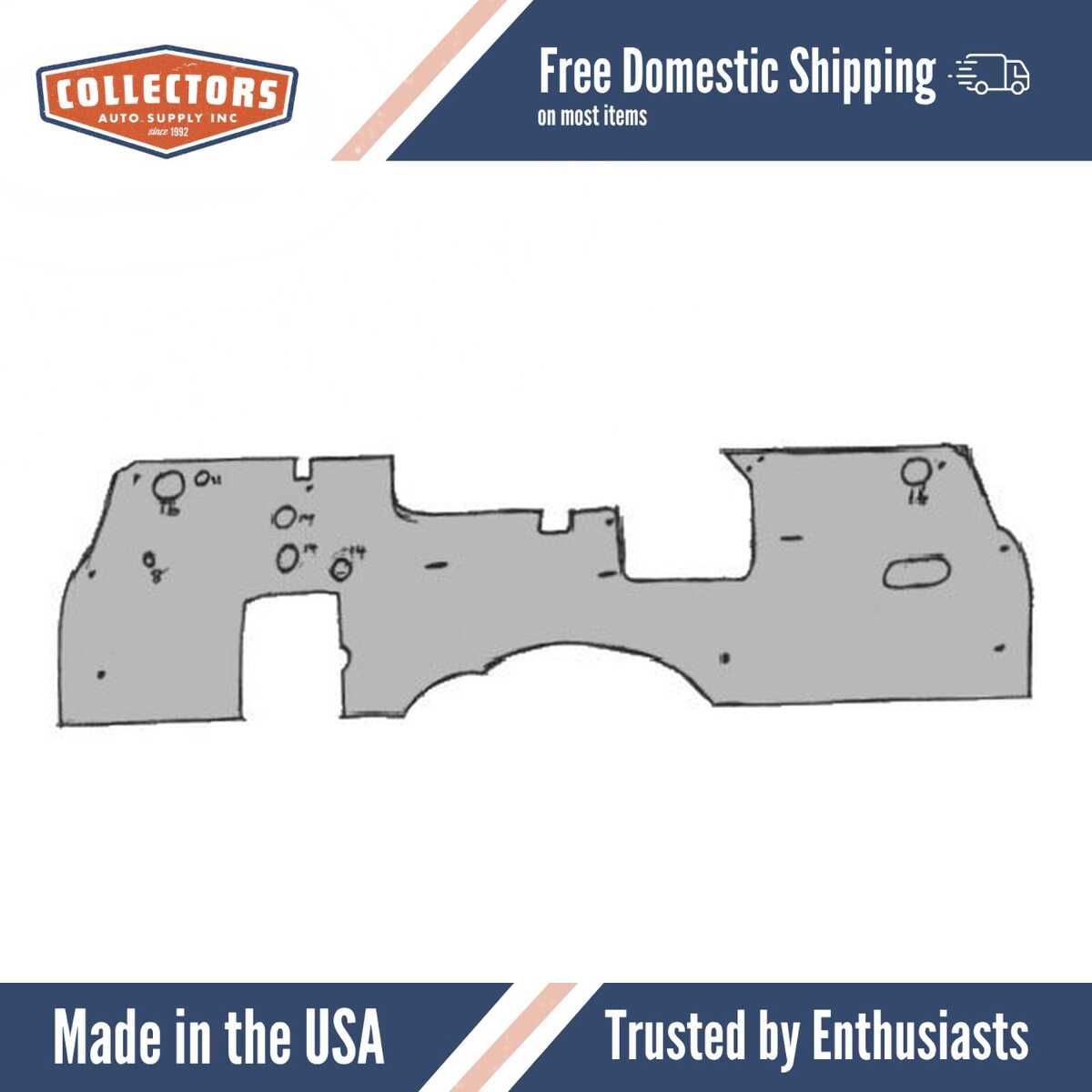 1947-1952 Studebaker Commander Firewall Insulator