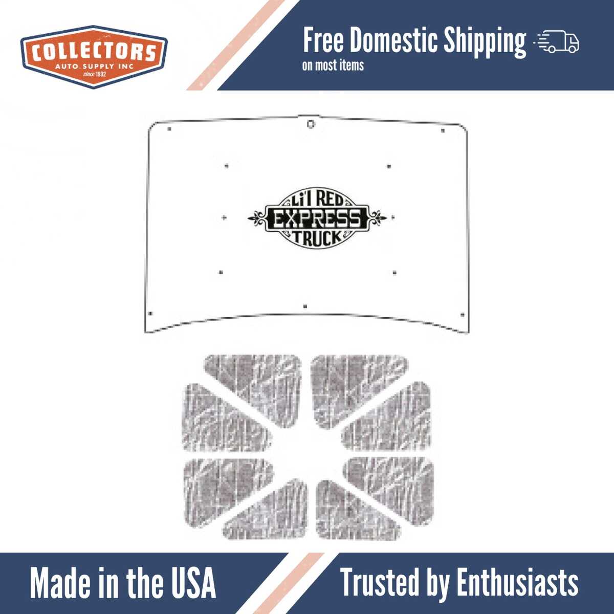 1979 Dodge Truck Under Hood Cover with M-012 Dodge Lil Red Express