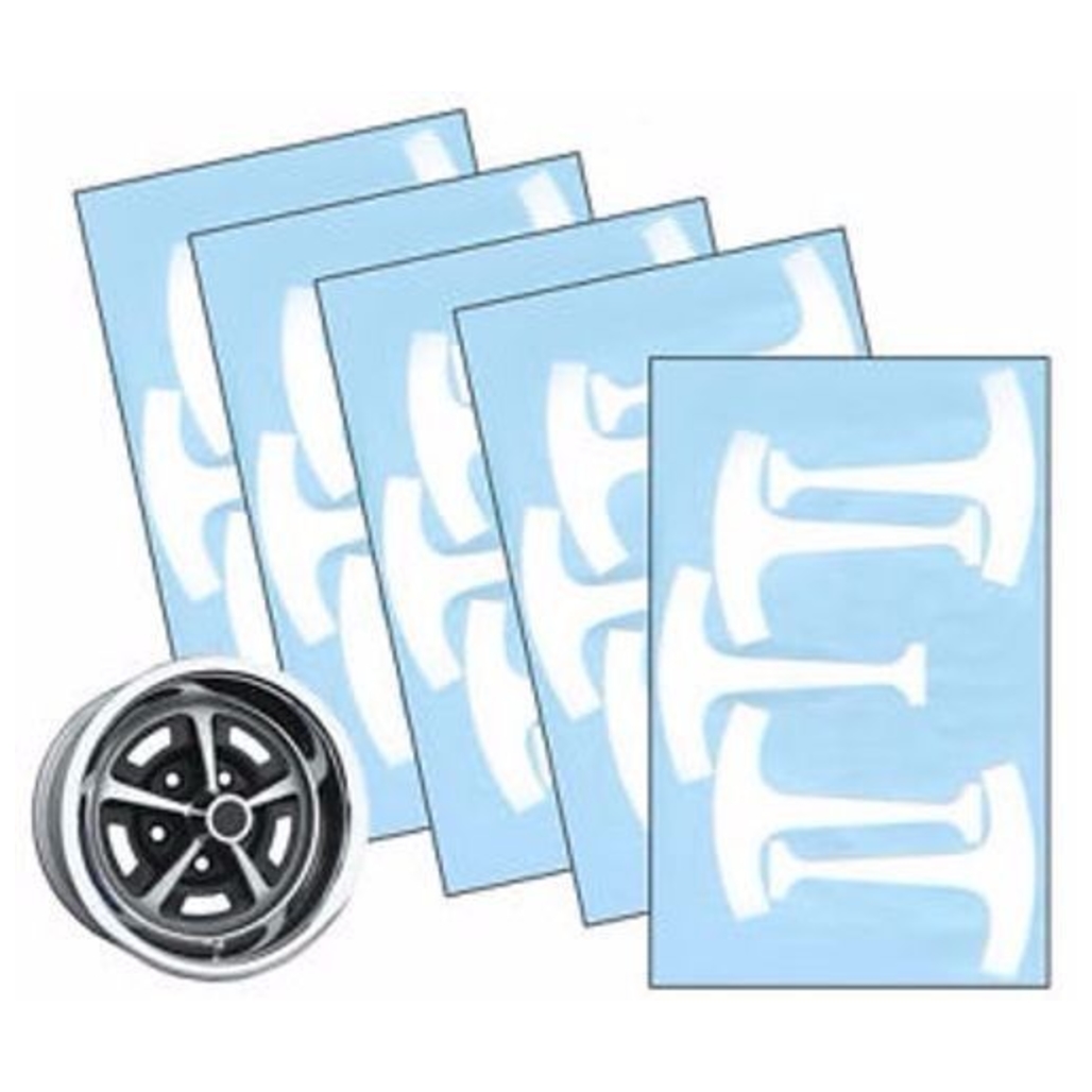 Magnum 500 Wheel Paint Masking Kit for Ford Falcon Maverick Standard Front