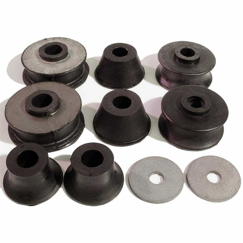 Body Mount Cushion for 1967-1972 Chevrolet C10 Pickup 10 Piece Rubber
