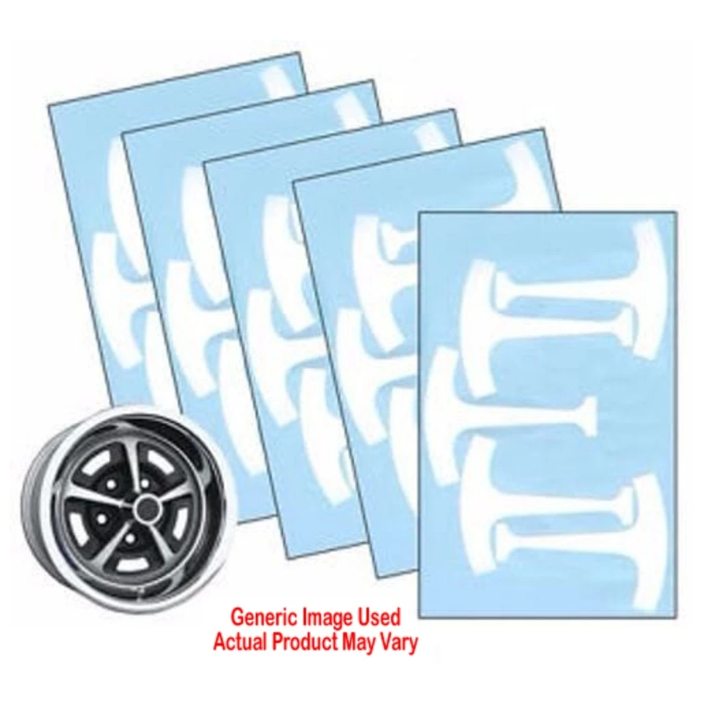 Wheel Paint Masking Kit for 1967-1975 Pontiac Rally Ll Standard Front pieces 14"