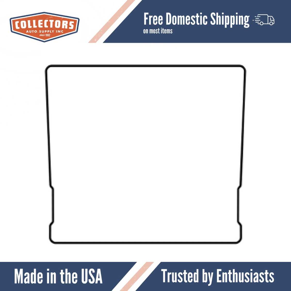 Trunk floor mat cover for Chevy Corvette, ultra high definition rubber, protects trunk from spills, mud, snow, and debris.