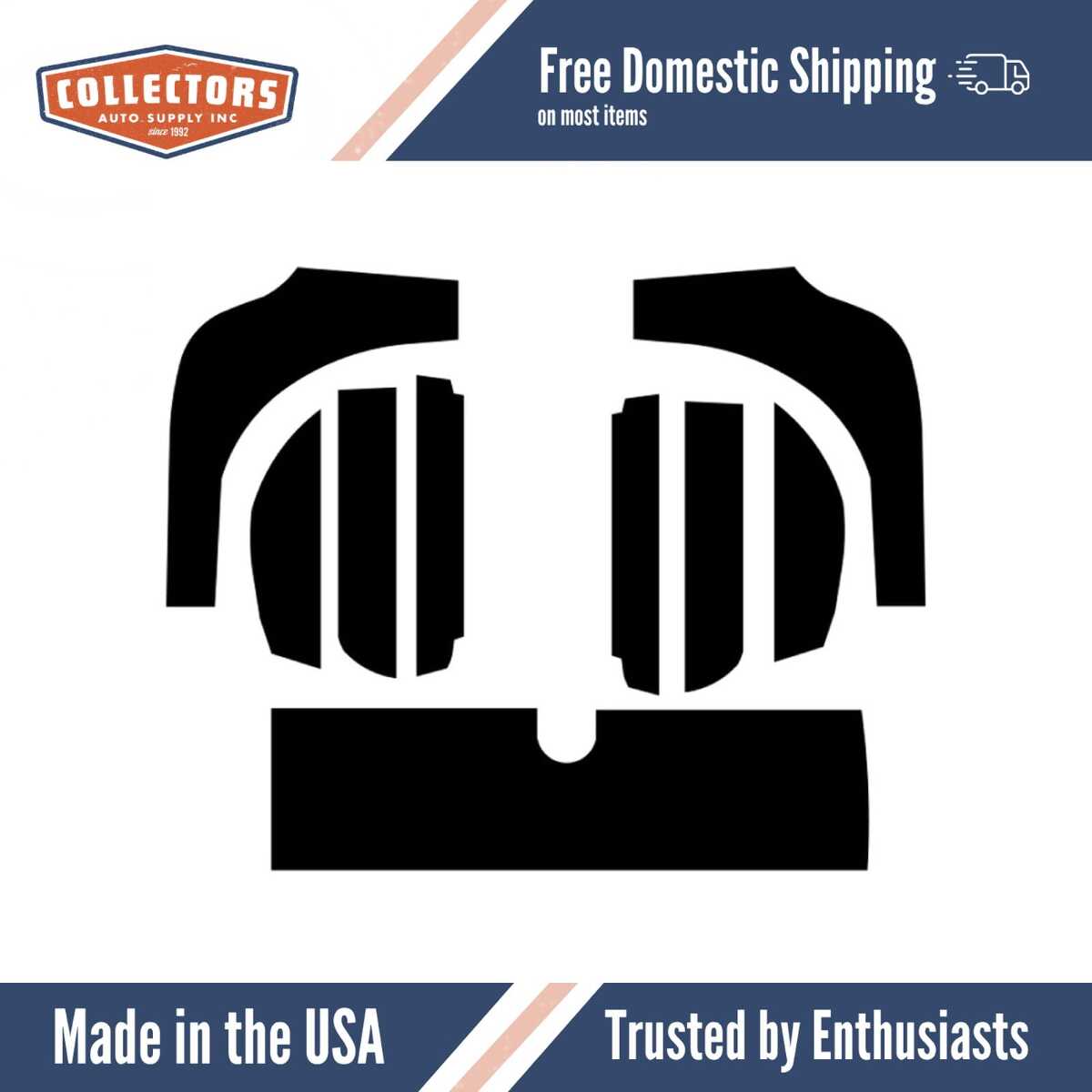 Body Panel Insulation Sound Deadener Kit for 1953-1955 MG MG TF Roadster