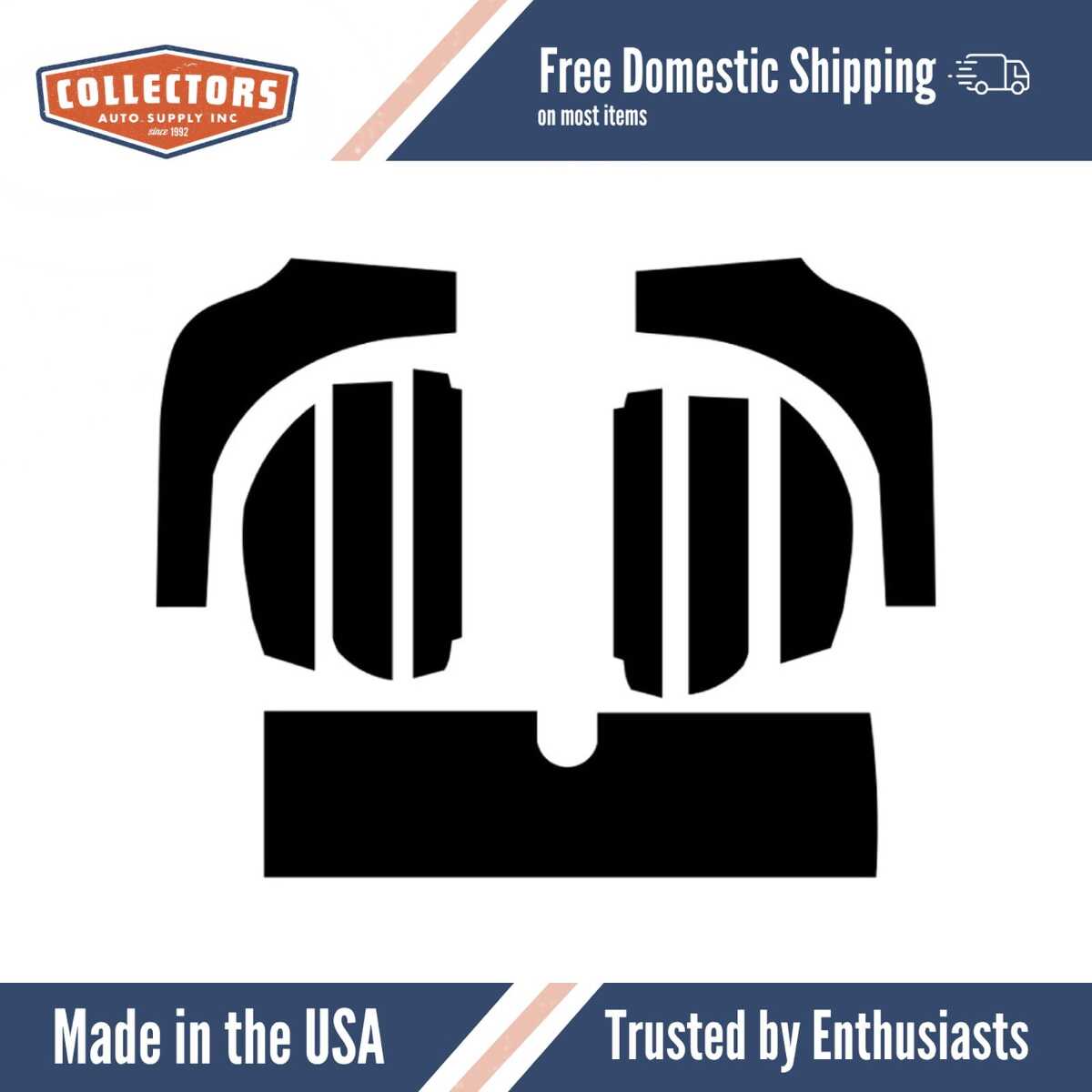 Body Panel Insulation Sound Deadener Kit for 1949-1953 MG MG TD Roadster