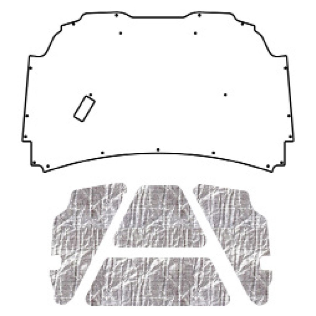 Premium Hood Insulation Pad Heat Shield for Jeep Grand Cherokee WJ - Ultimate Sound & Heat Insulation, Easy Installation.