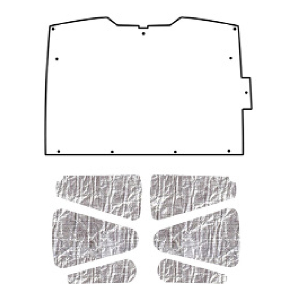 Hood Insulation Pad Heat Shield for Chevrolet S-10/S-15 Trucks - Ultimate Sound & Heat Insulation, Premium ABS Material