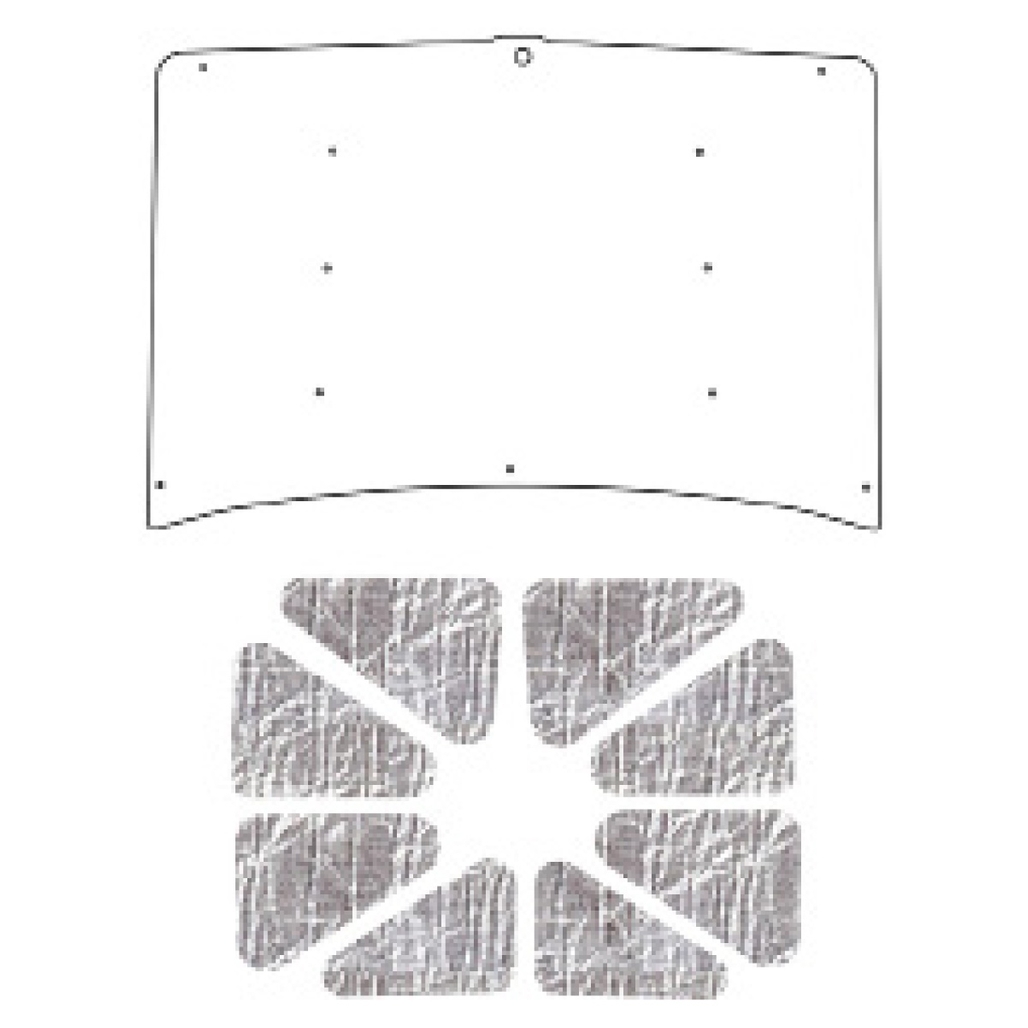 Premium Hood Insulation Pad Heat Shield for Dodge Truck - Ultimate Sound & Heat Insulation, ABS Material, Easy Installation