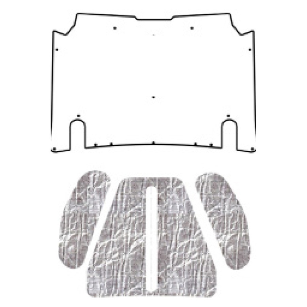 Premium Hood Insulation Pad Heat Shield for Ford Bronco II - Ultimate Sound & Heat Insulation, ABS Material, Easy Install