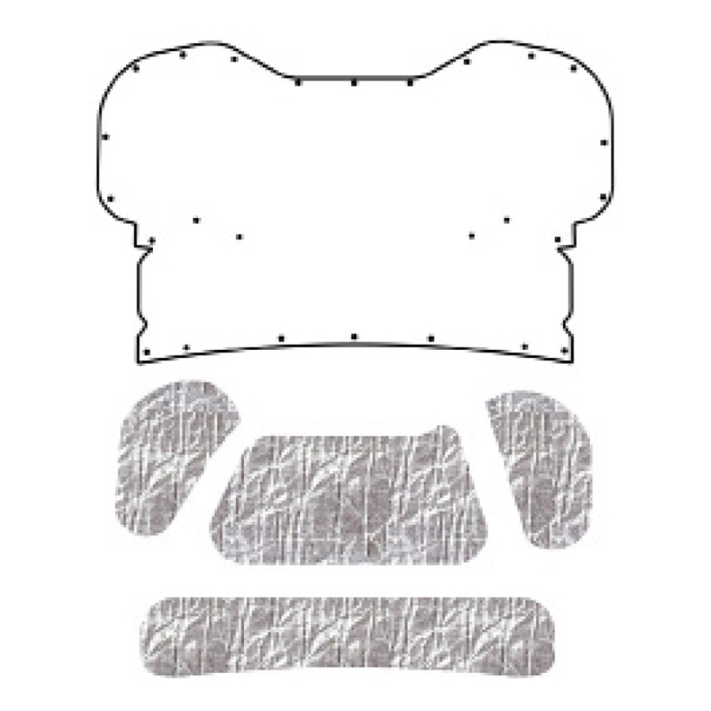 Premium Hood Insulation Pad & Heat Shield for Ford Bronco 1992-96 | Ultimate Sound & Heat Insulation, ABS Material,