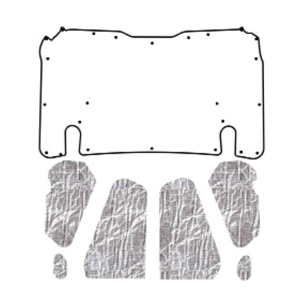 Premium Hood Insulation Pad Heat Shield for Ford Bronco - Ultimate Sound & Heat Insulation, Easy Installation Kit Included