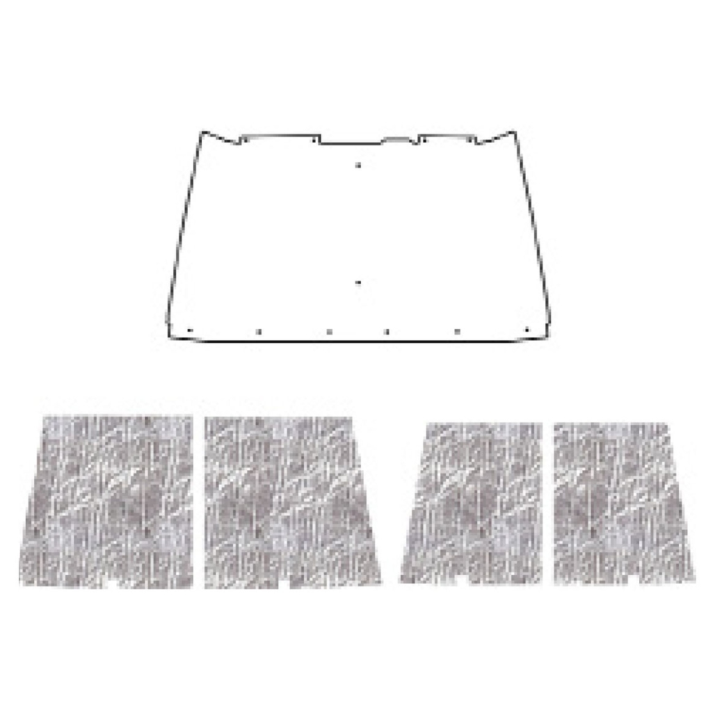 Premium Hood Insulation Pad Heat Shield for Jeep Wrangler YJ 1987-95 - Ultimate Sound & Heat Insulation, Easy Installation