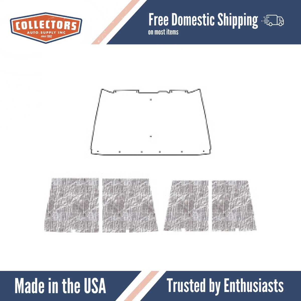 Premium Hood Insulation Pad Heat Shield for Jeep Wrangler YJ 1987-95 - Ultimate Sound & Heat Insulation, Easy Installation