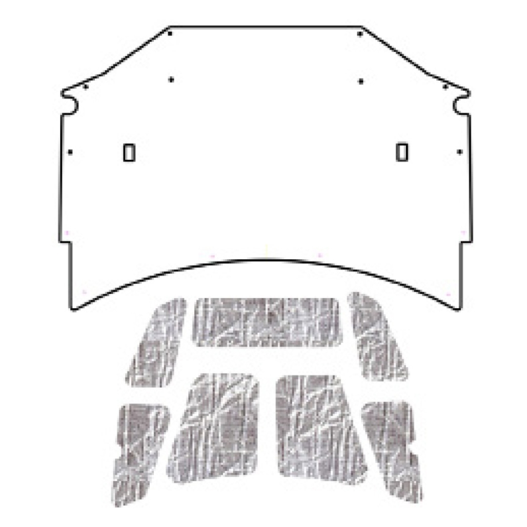 Premium Hood Insulation Pad & Heat Shield Kit for Pontiac F-Body - Reduce Engine Noise & Heat, Easy Installation,