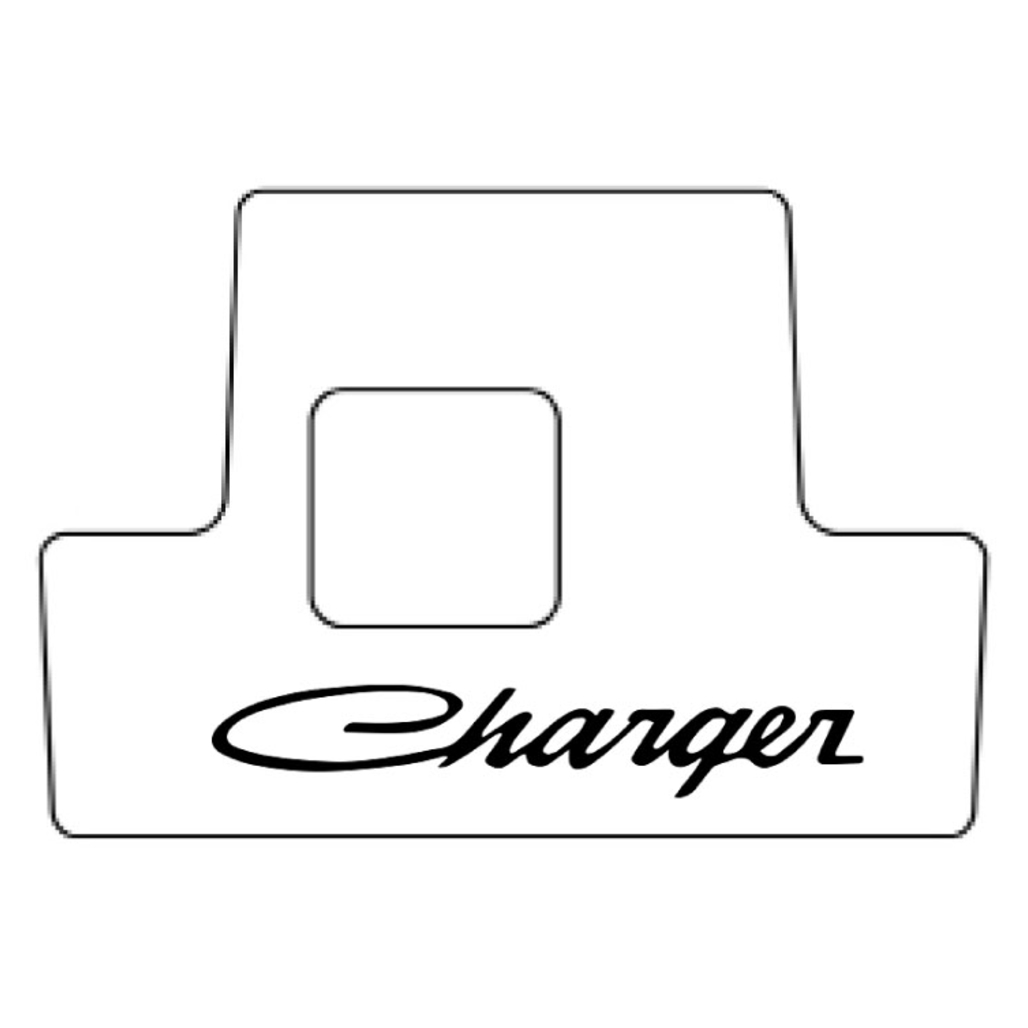 Trunk Floor Mat Cover for Classic Dodge Charger, High-Definition Rubber, Protects from Spills, Mud, Snow, and Debris.