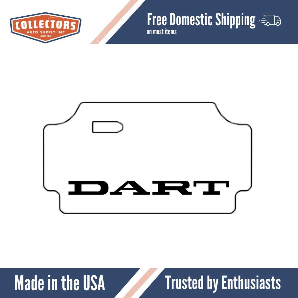 Trunk Floor Mat Cover for Classic Car Trunk, High Definition Rubber, Protects from Spills, Mud, Snow, & Debris.