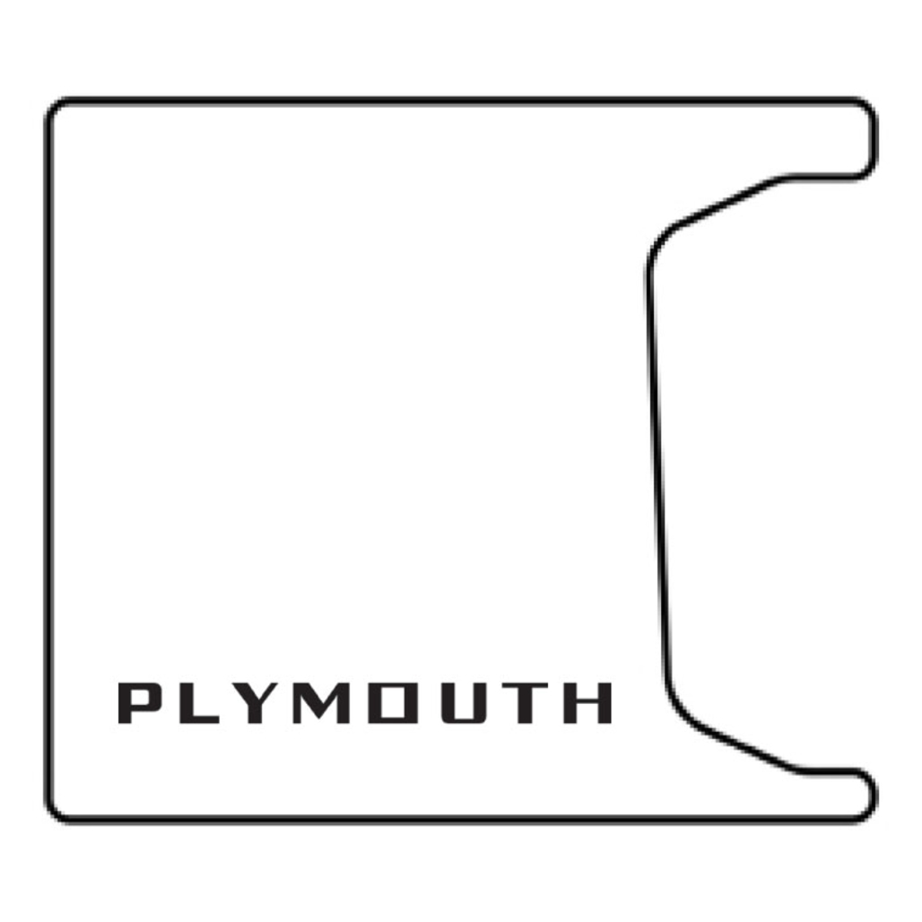 Trunk Rubber Floor Mat for 1955-56 Plymouth Coupe/Convertible/Sedan, Made of Ultra High Definition Rubber, US Manufactured.