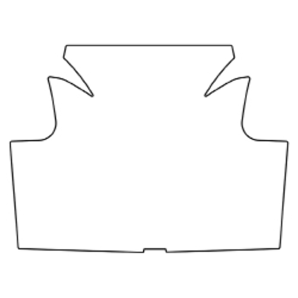 Trunk Floor Mat Cover for 1967 AMC Ambassador Convertible, High-Definition Rubber Smooth, Made in the USA.