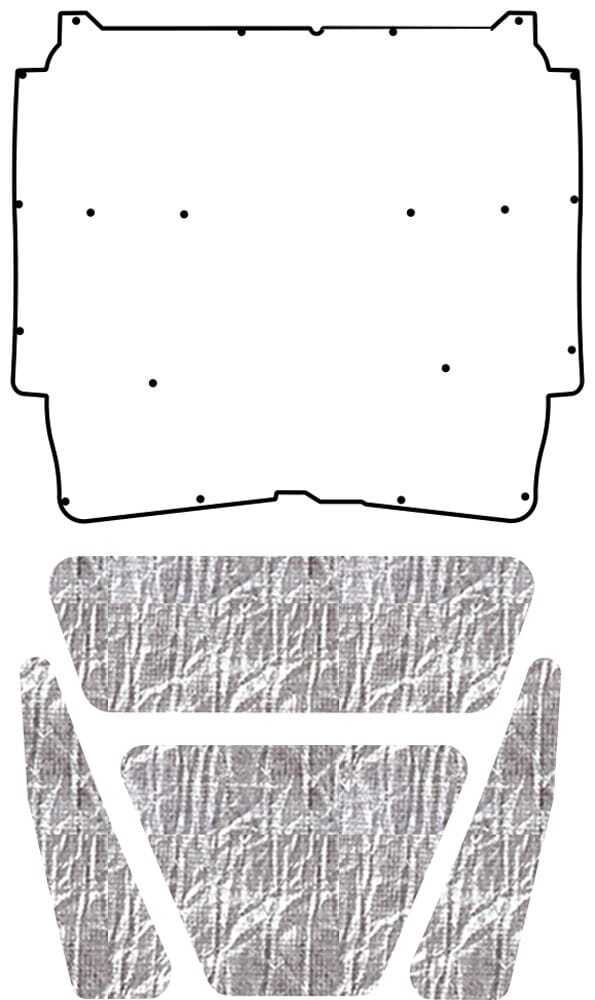Hood Insulation Pad Heat Shield for 1965-1966 AMC Ambassador