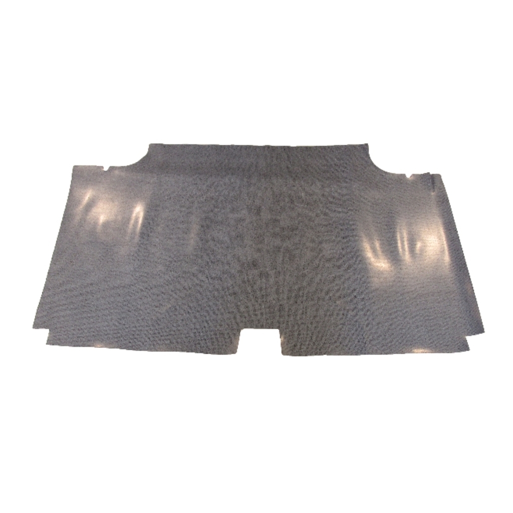 Trunk Floor Mat Cover for 1970 Dodge Coronet Convertible, Gray Herringbone Rubber Material, Front Area Protection.