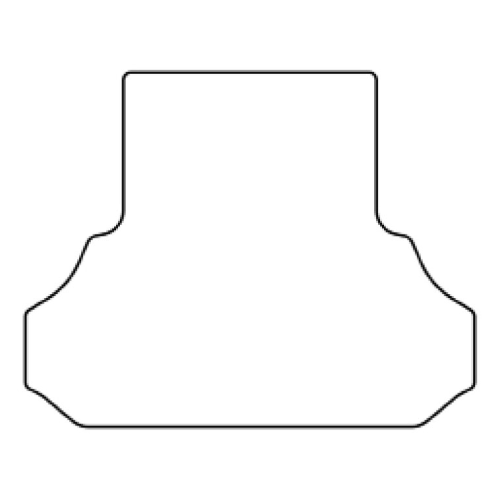 Trunk floor mat cover for Dodge Charger, high definition rubber, protects trunk from spills, mud, snow, & debris.