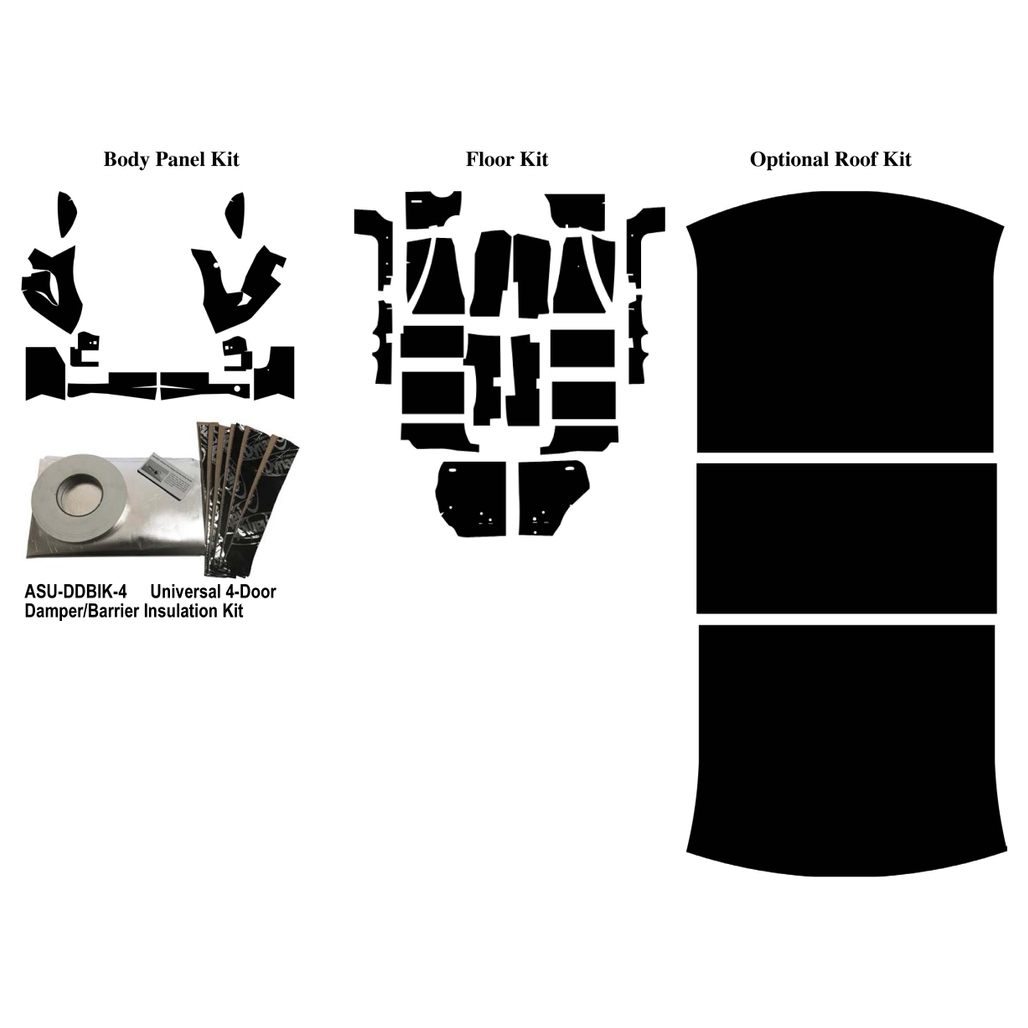 2005-2008 Dodge Magnum Station Wagon Complete Kit | Insulation Sound Deadener Kit for 05-09 Dodge Magnum Station Wagon Complete | QRS-MOPARM 0508-SWAK