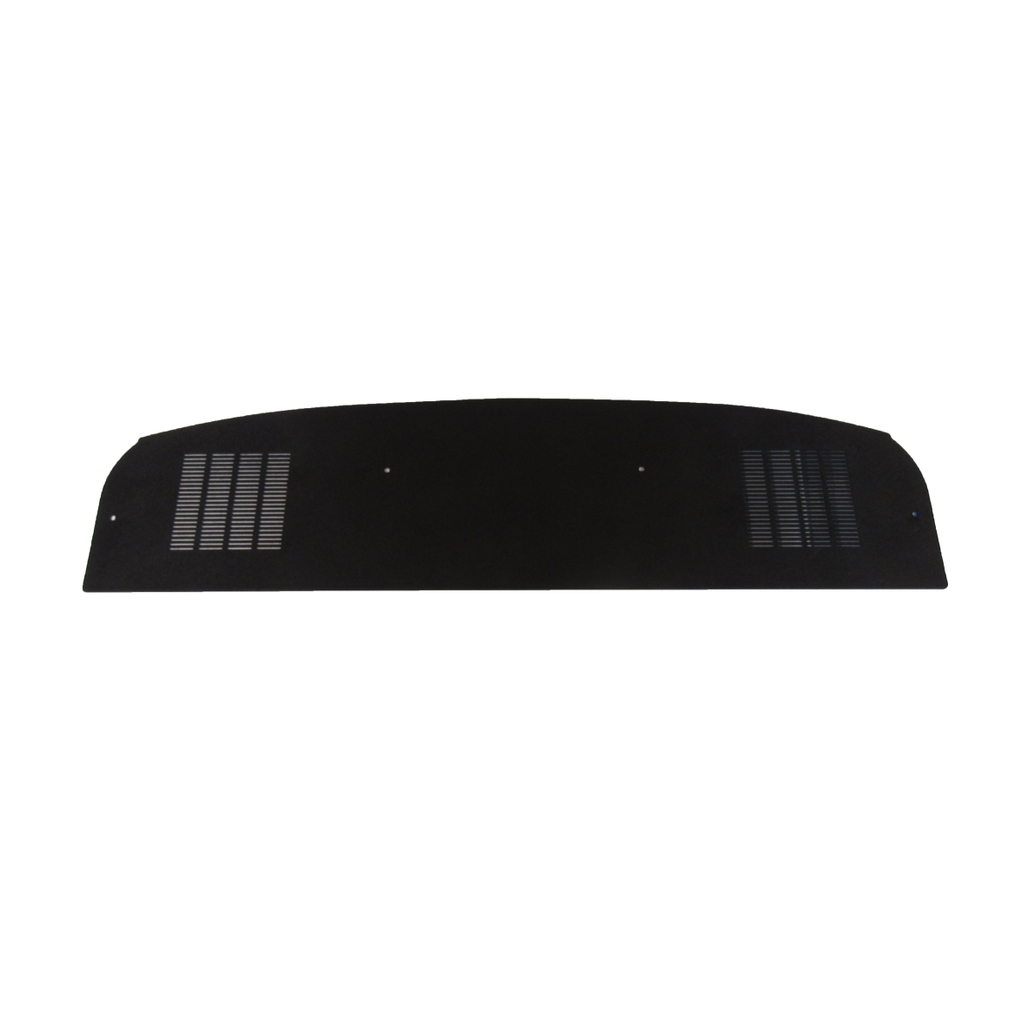 Wood and Hardboard Package Tray for 1973-1974 AMC Matador Sedan Rear Area, As Original Black Finish - Enhance Your Car's Look