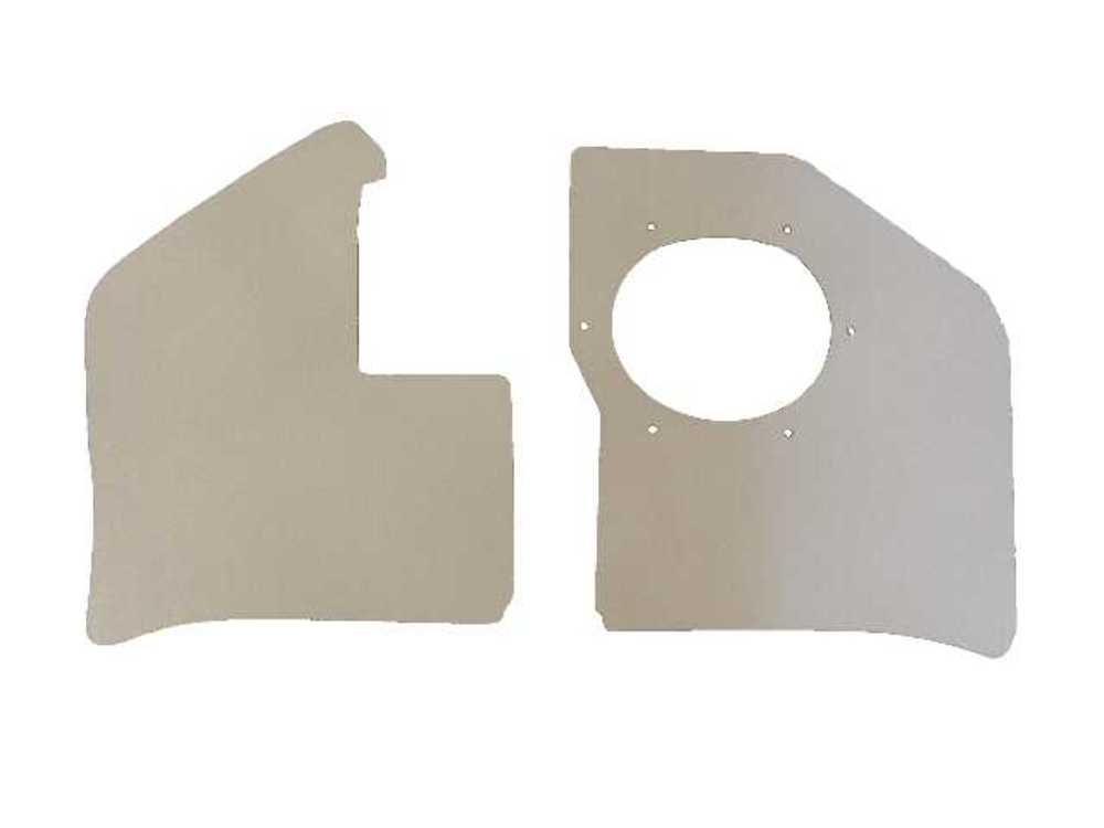 Kick Panel Board for 1961-62 Buick LeSabre Cardboard/Fiberboard Front 2pcs