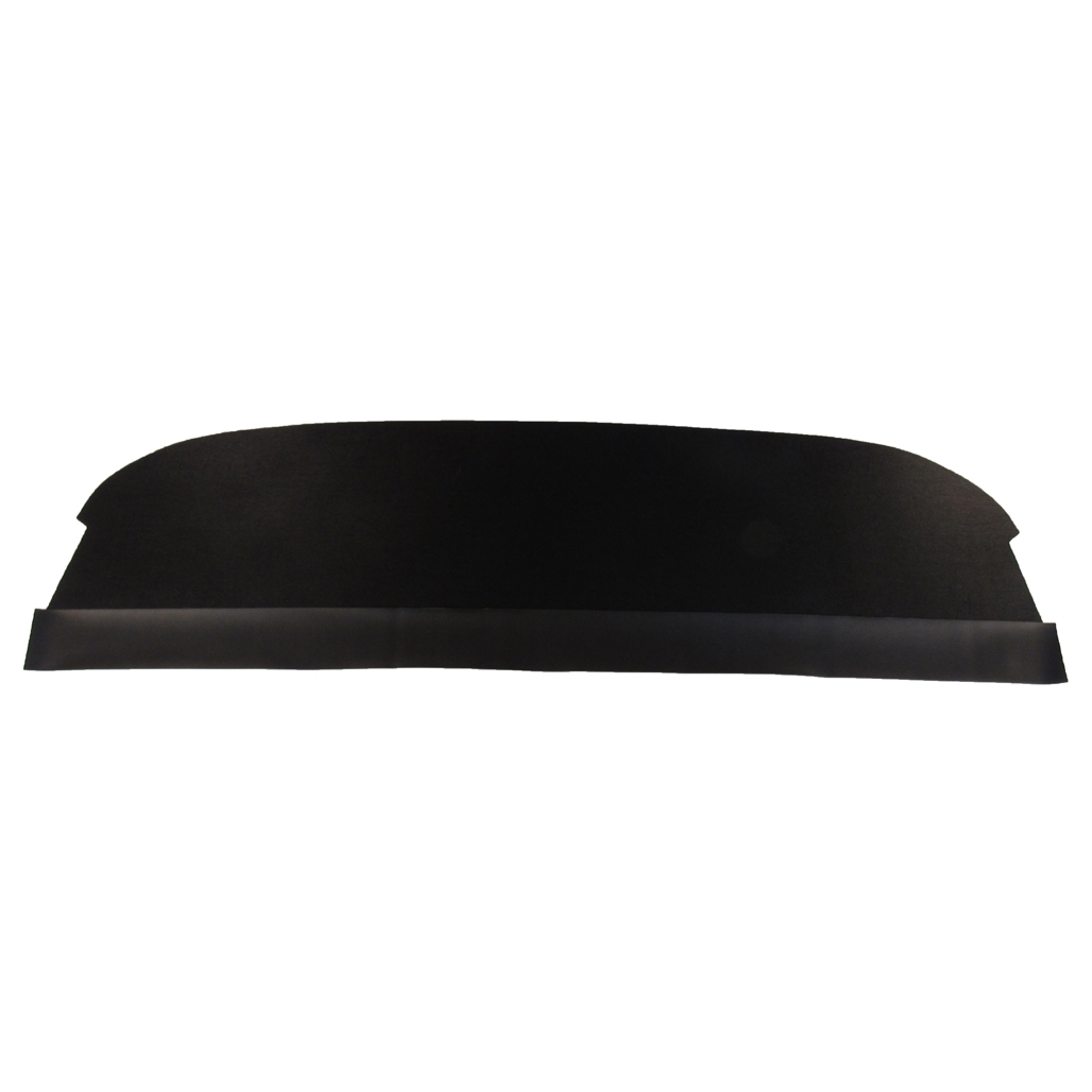 Package Tray for Pontiac Catalina Sedan Hardtop - Rear shelf in black cardboard/fiberboard, replica for 1959-1960 models.
