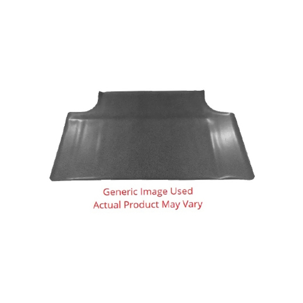 Trunk Floor Mat Cover for 1961-1962 Chevrolet Wagon, Black Cardboard/Fiberboard Material, 6 Pieces, US-made OEM Replication.