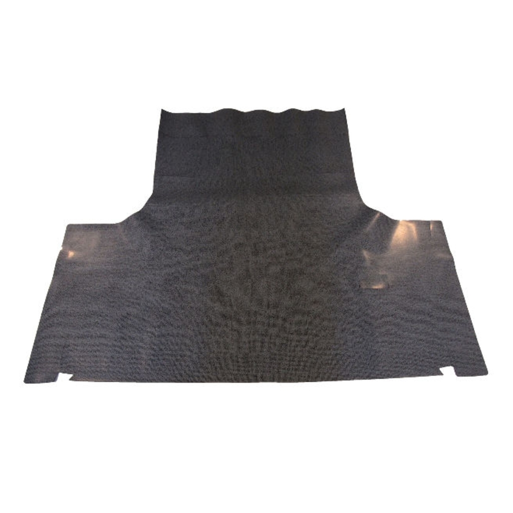 Trunk Floor Mat Cover for 1970 Dodge Polara Convertible, Gray Herringbone Rubber, US-made, OEM Quality.