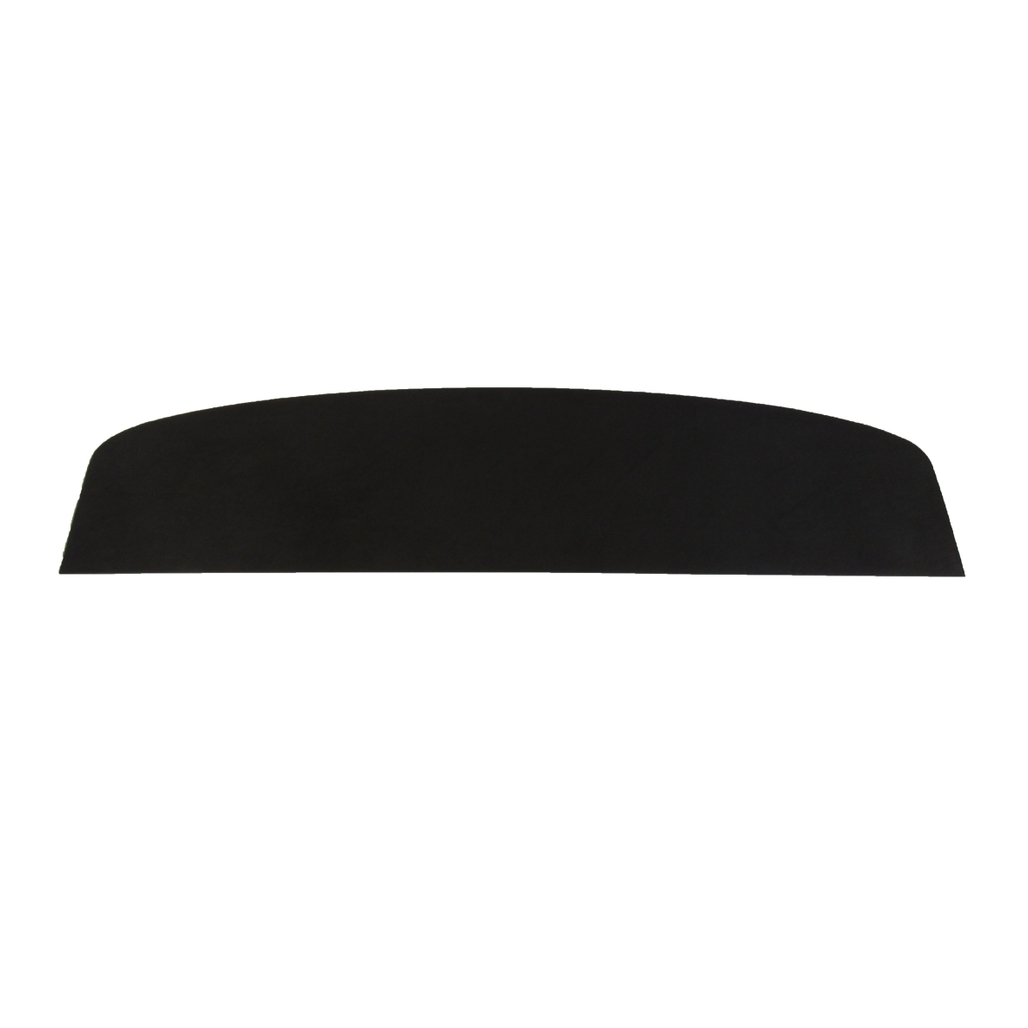 1963-1965 Ford Falcon Hardtop Package Tray in Black Wood/Hardboard Material for Rear Area Enhancement. Made in the USA.